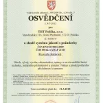 Certifikát ČOS 051672